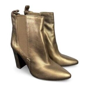 Gold Ankle Boots
